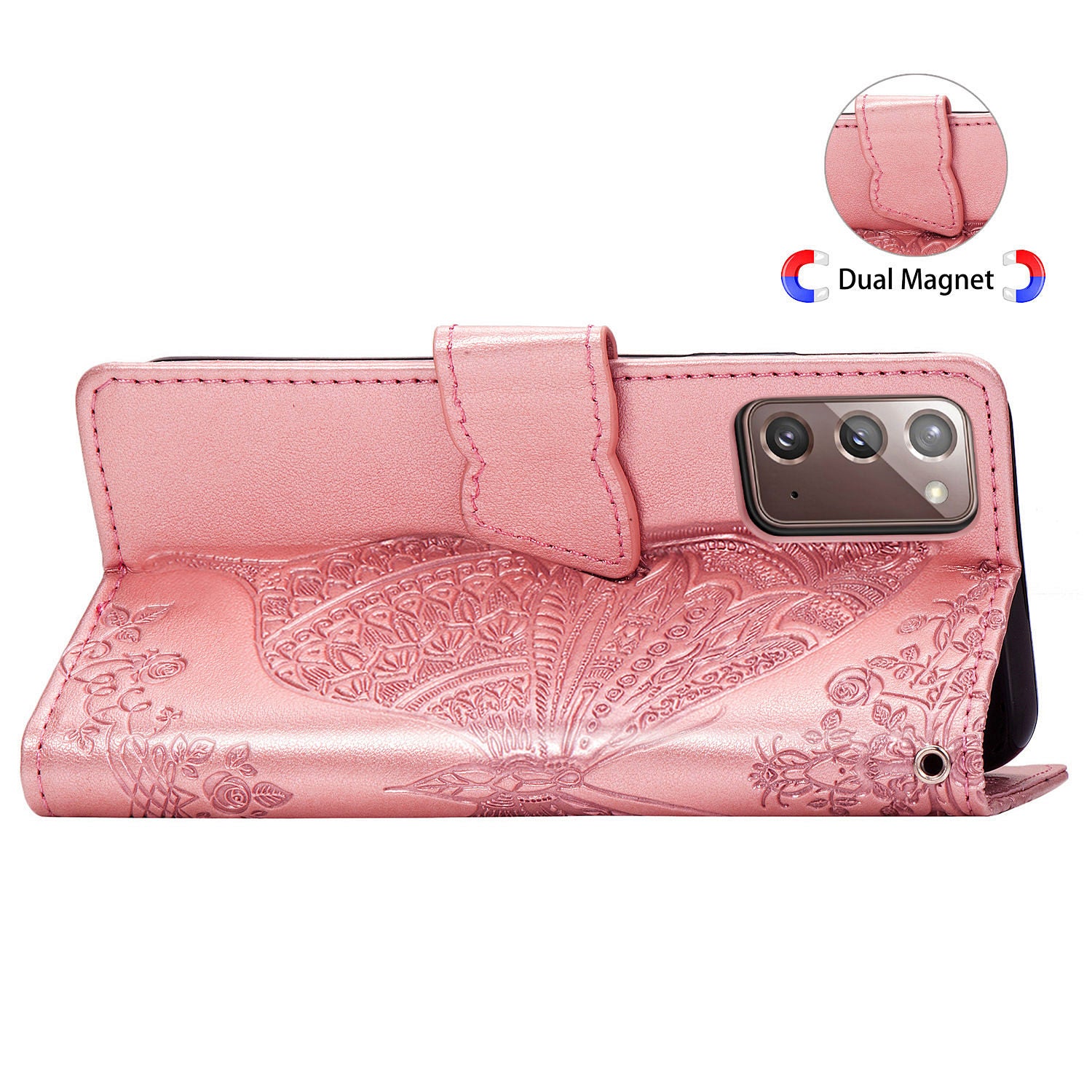 For Samsung Galaxy Note20 Note20 5G PU Leather Wallet Case Imprinted Butterfly Pattern Shockproof Phone Stand Cover with Strap For Samsung Galaxy Note20 Note20 5G PU Leather Wallet Case Imprinted Butterfly Pattern Shockproof Phone Stand Cover with Strap